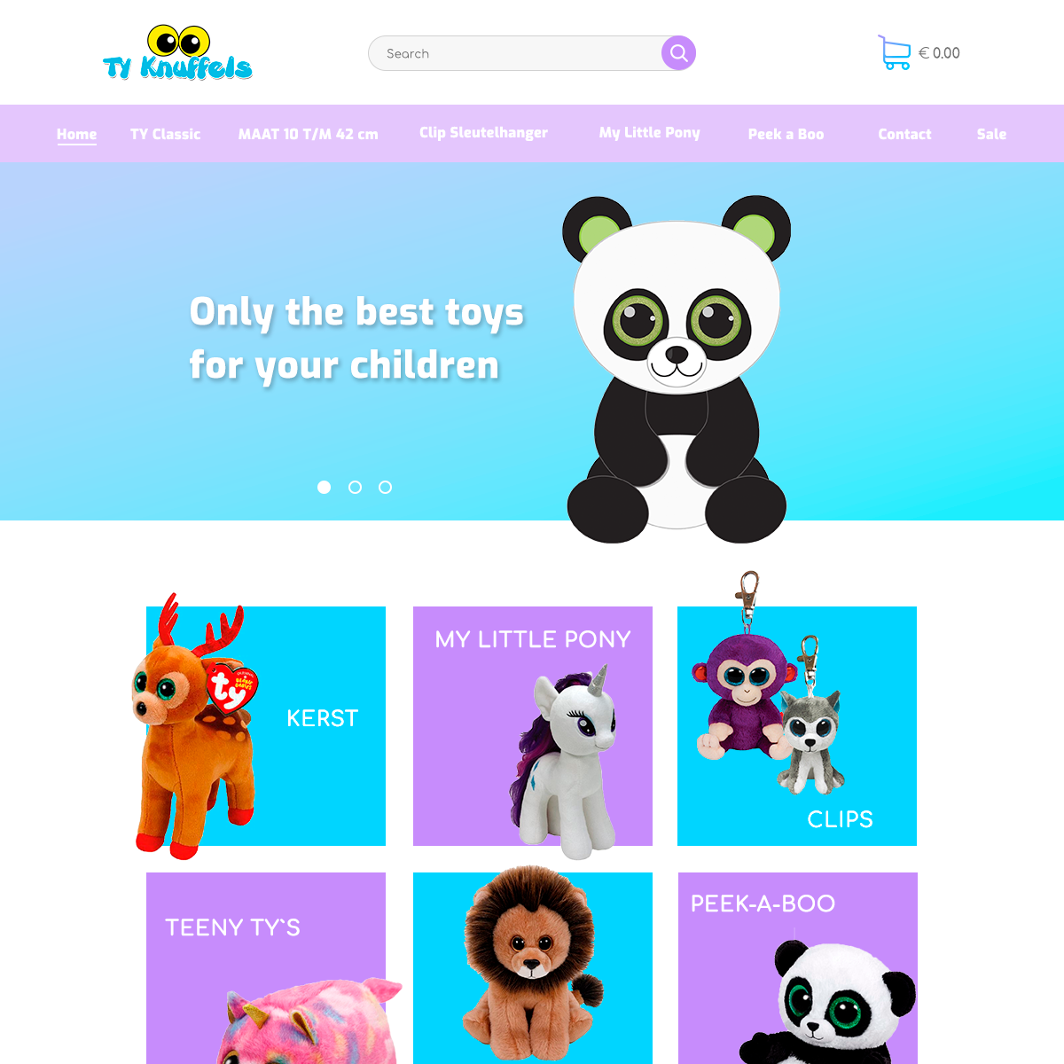 UI design Toys Shop